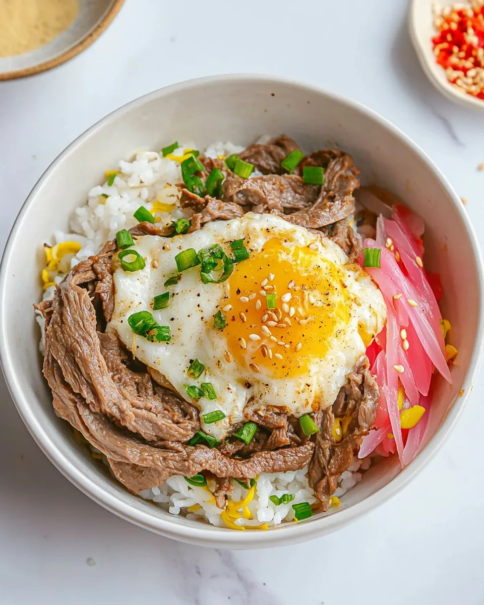 Easy Gyudon Recipe shot