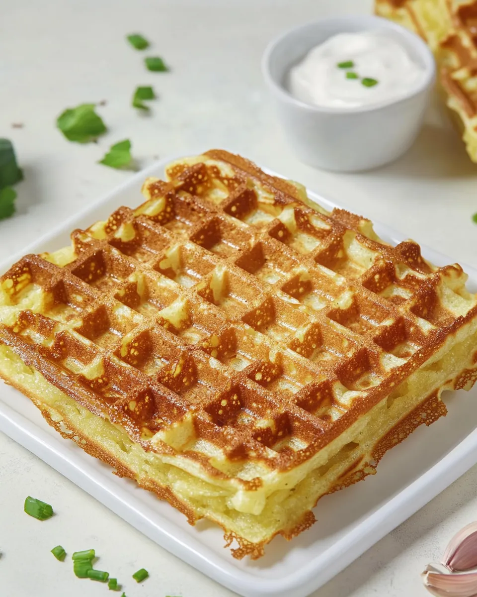 Easy Hash Brown Waffles recipe photo
