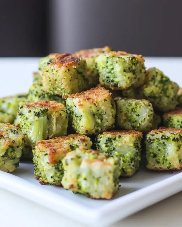 Homemade Healthy Baked Broccoli Tots recipe photo