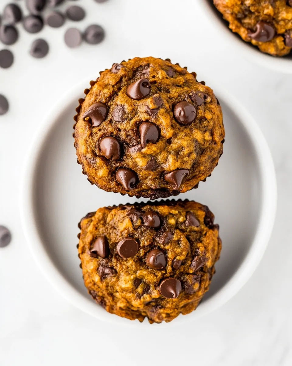 Quick Healthy Banana Chocolate Chip Muffins recipe photo