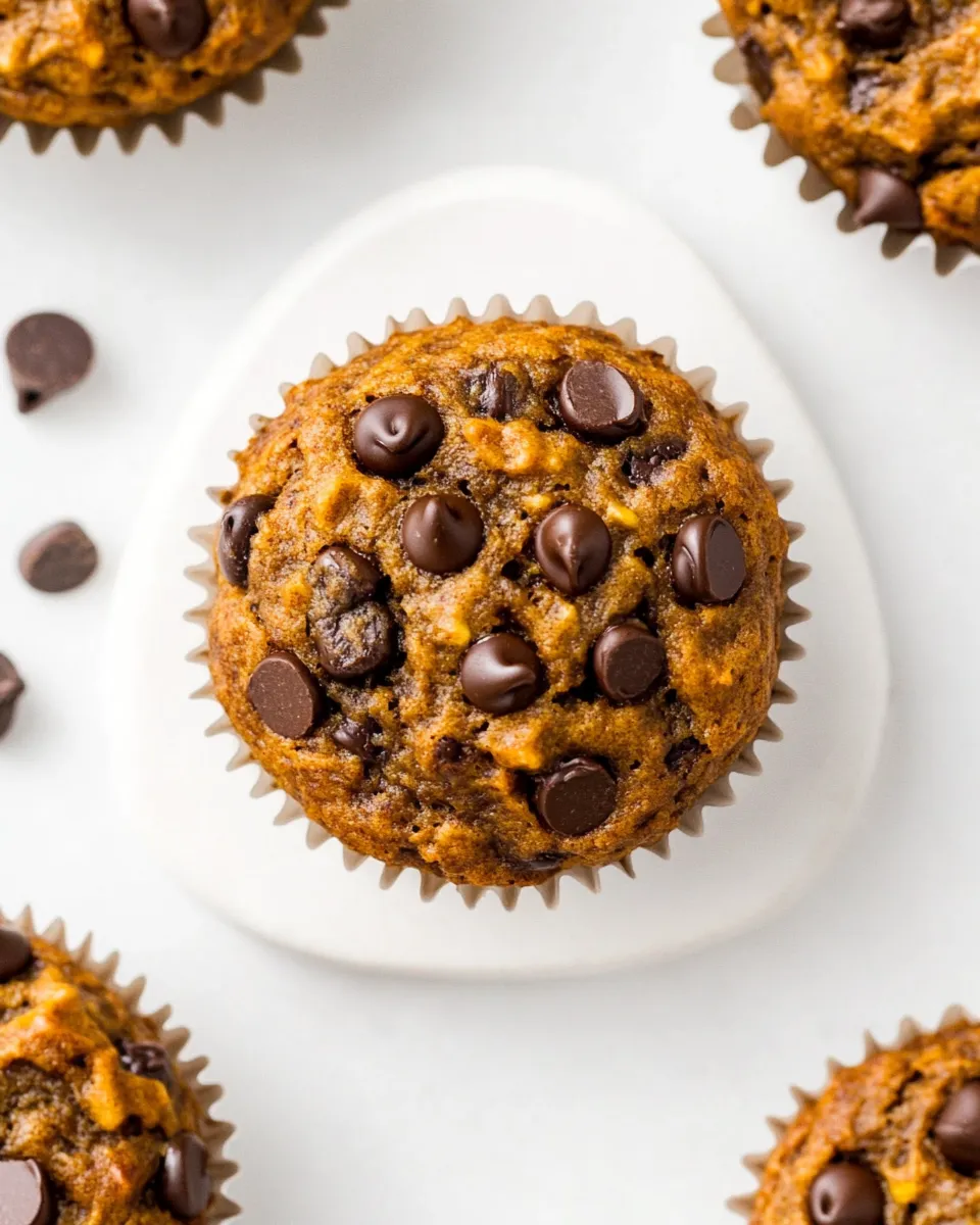 Best Healthy Banana Chocolate Chip Muffins shot