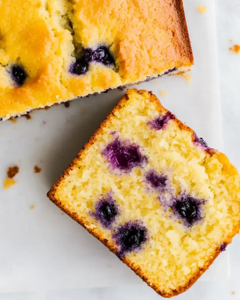 Homemade Healthy Blueberry Bread photo