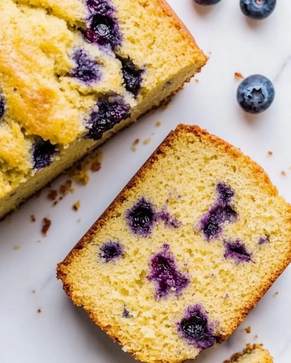 Delicious Healthy Blueberry Bread image
