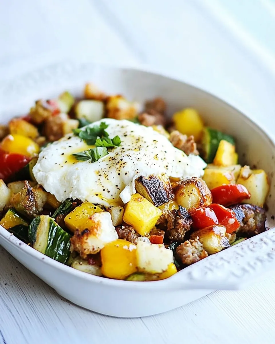 Easy Healthy Breakfast Hash Recipe shot