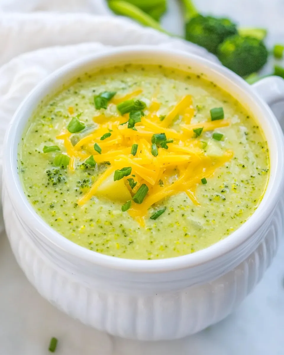 Homemade Healthy Broccoli and Potato Soup photo