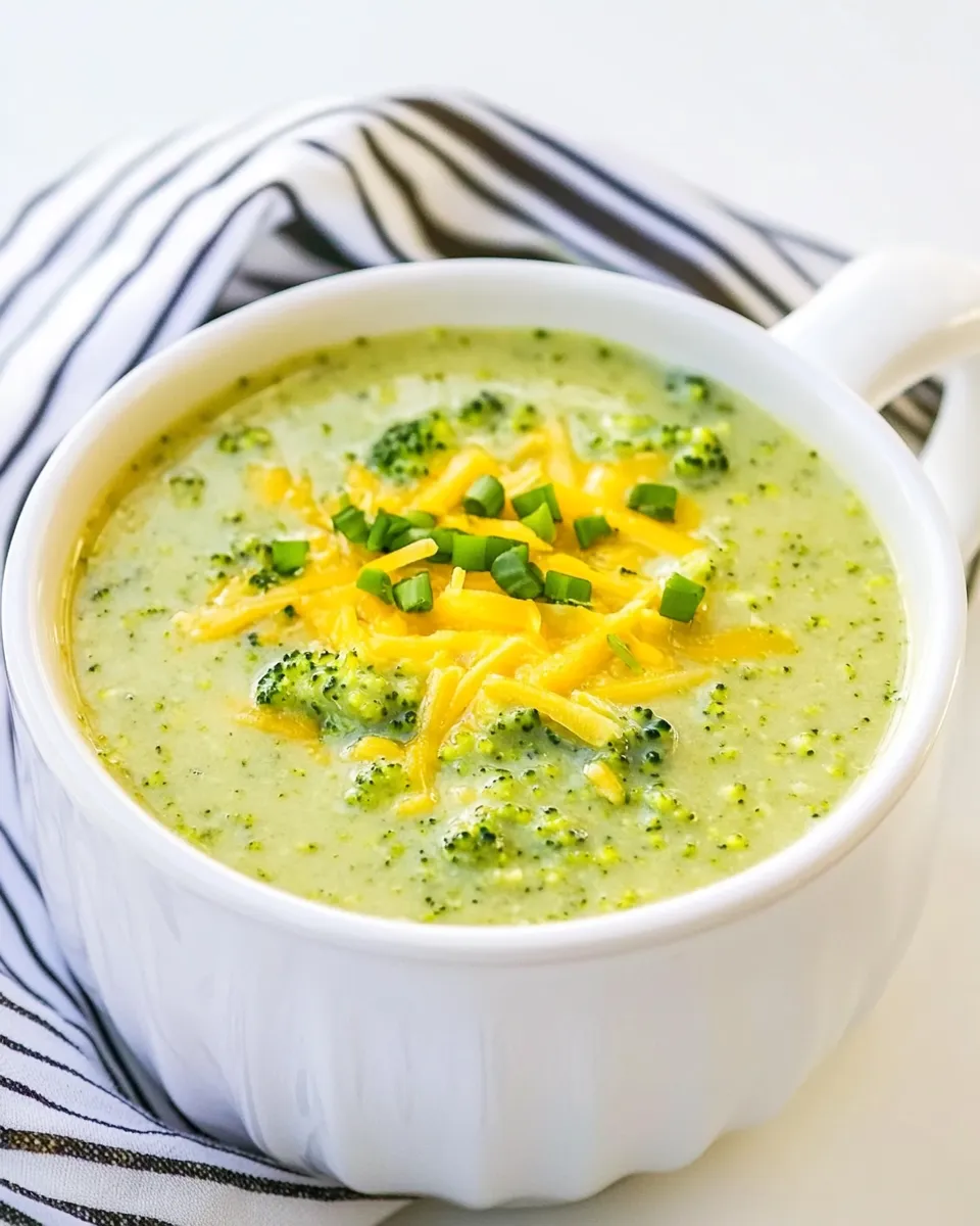 Easy Healthy Broccoli and Potato Soup recipe photo