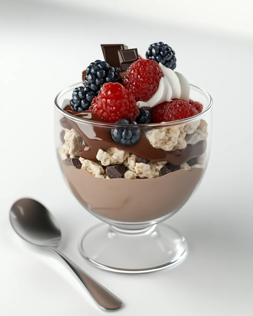 Easy Healthy Chocolate Breakfast Sundae photo