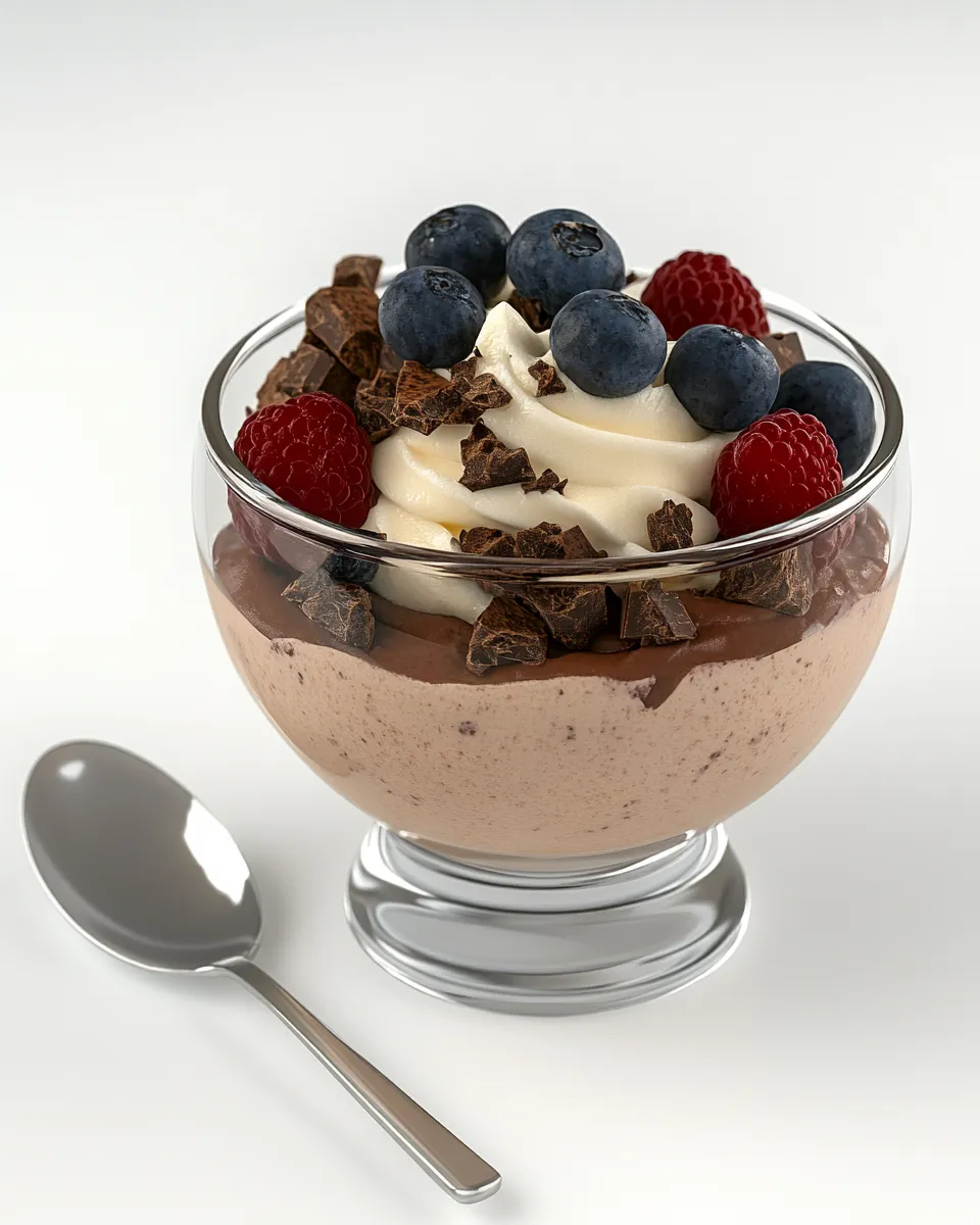 Quick Healthy Chocolate Breakfast Sundae recipe photo
