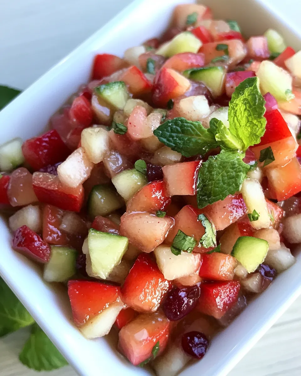 Easy Healthy Fruit Salsa Dip recipe photo