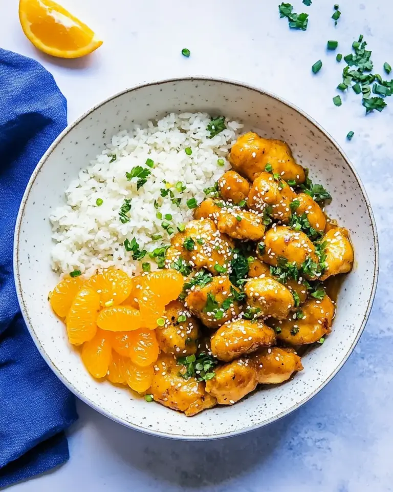 Homemade Healthy Homemade Orange Chicken photo