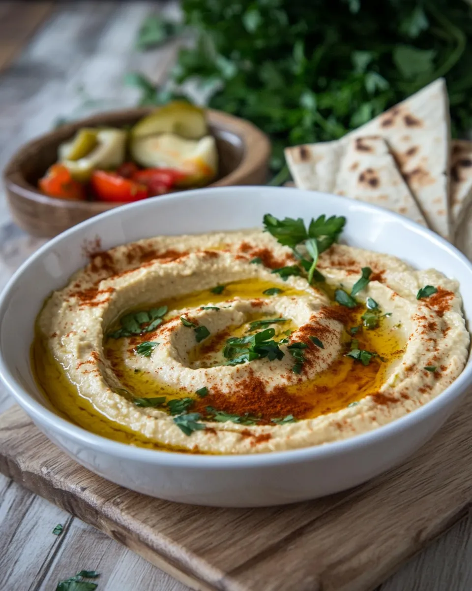 Delicious Healthy Hummus Recipe recipe photo