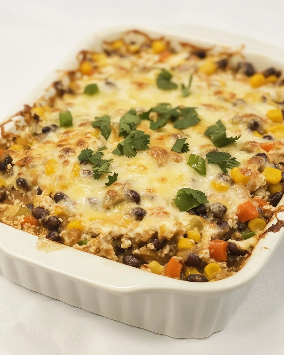 Best Healthy Mexican Black Bean Casserole recipe photo