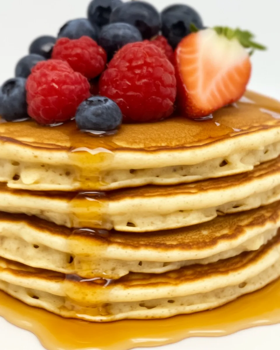 Easy Healthy Oatmeal Pancakes image