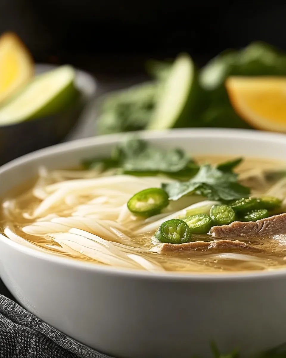 Delicious Healthy Vietnamese Pho Soup Recipe dish photo