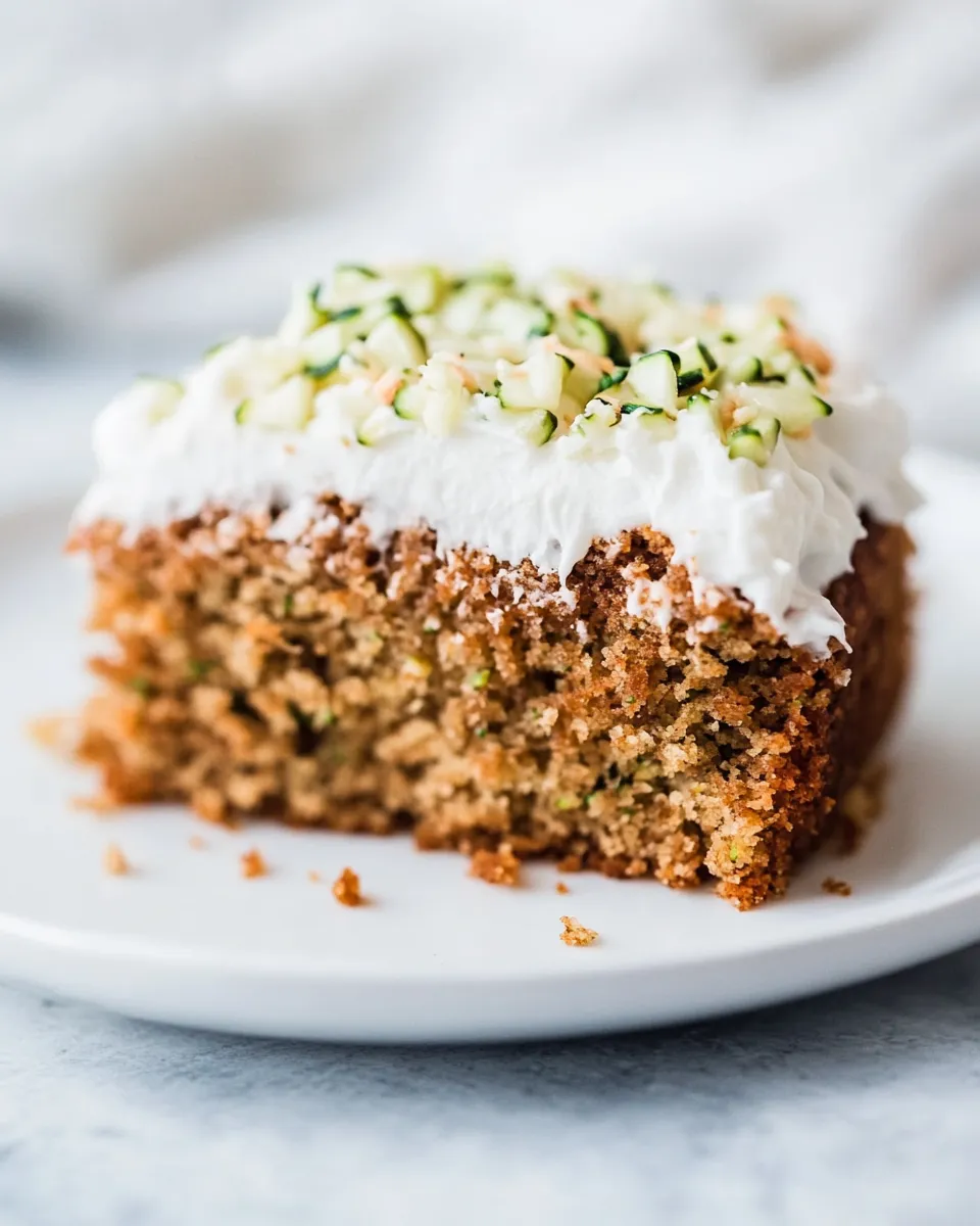 Homemade Healthy Zucchini Cake photo