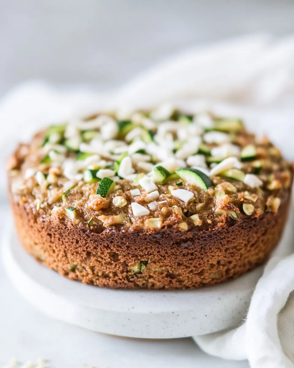 Classic Healthy Zucchini Cake image