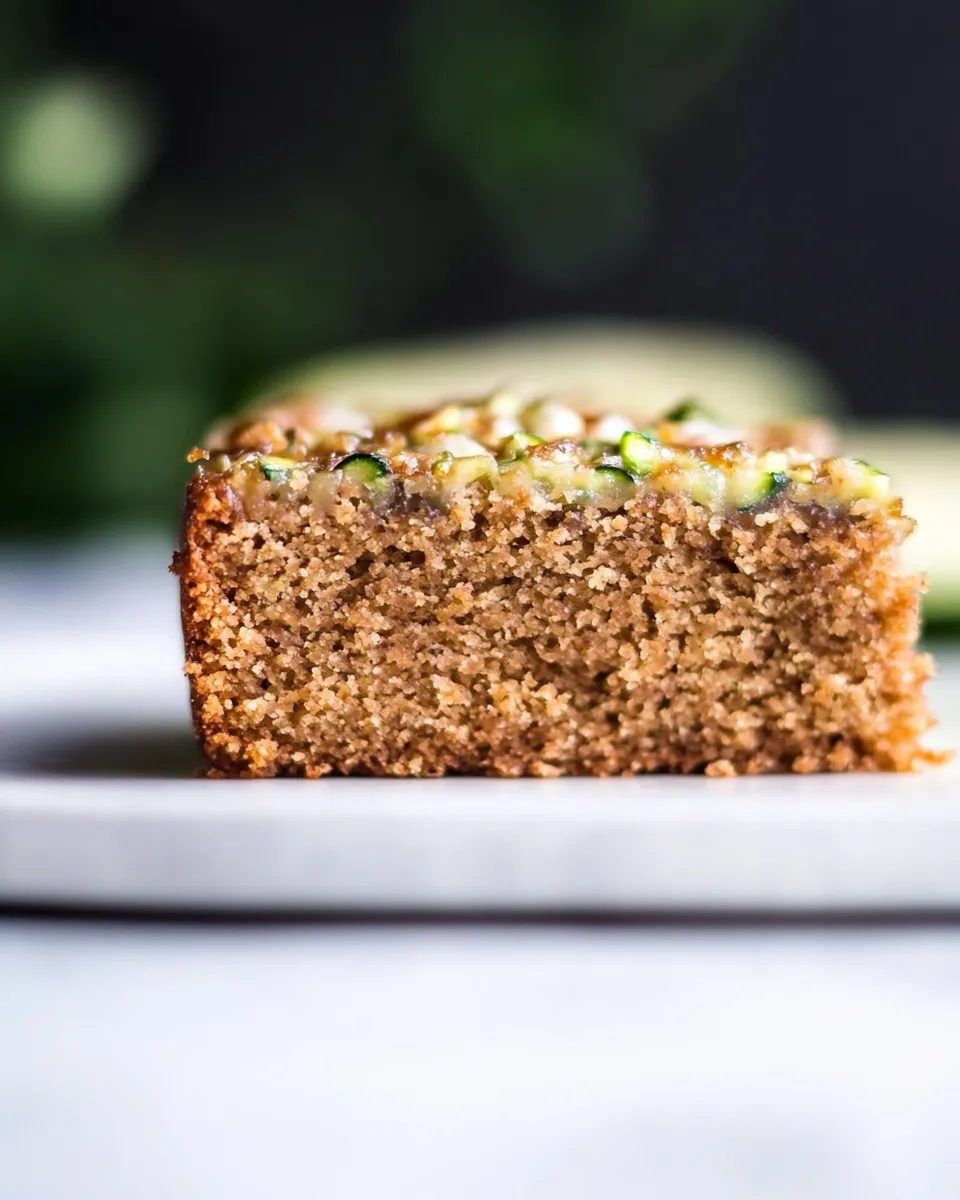 Delicious Healthy Zucchini Cake shot