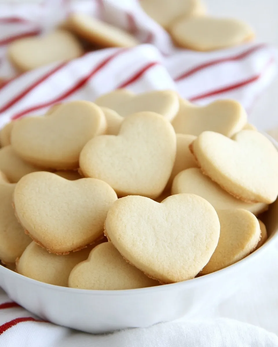Delicious Heart Cookies shot