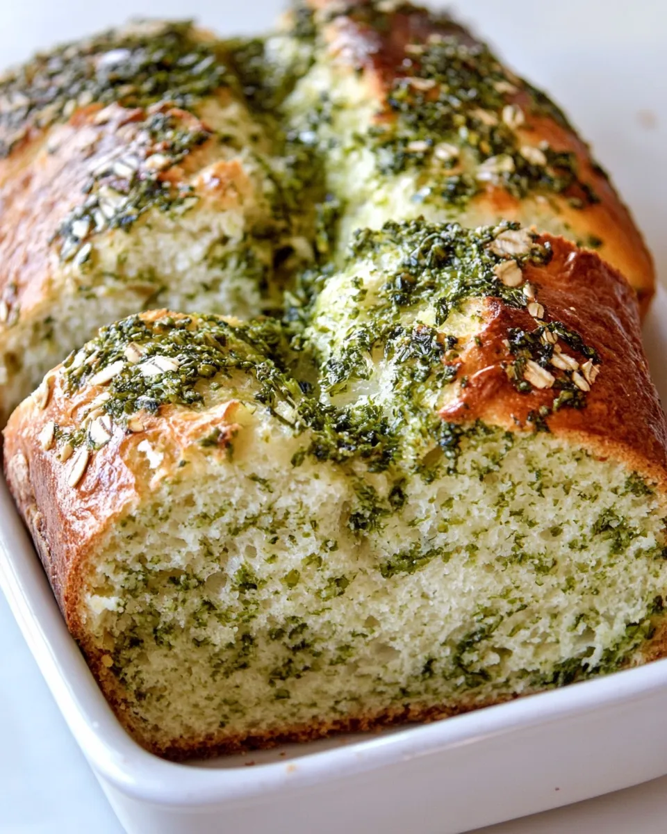 Delicious Herb Bread shot