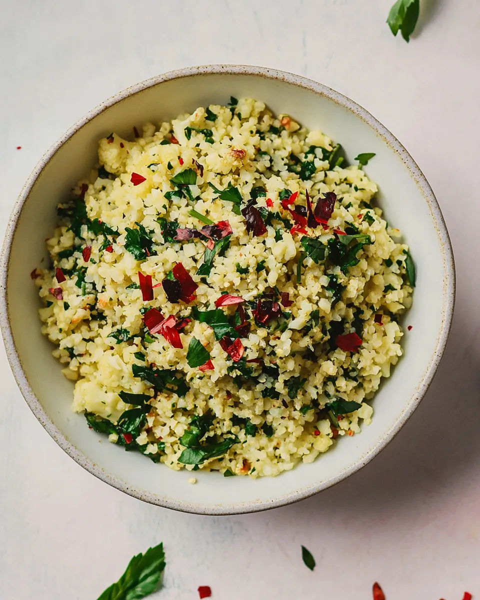 Quick Herbed Cauliflower Rice Recipe recipe photo