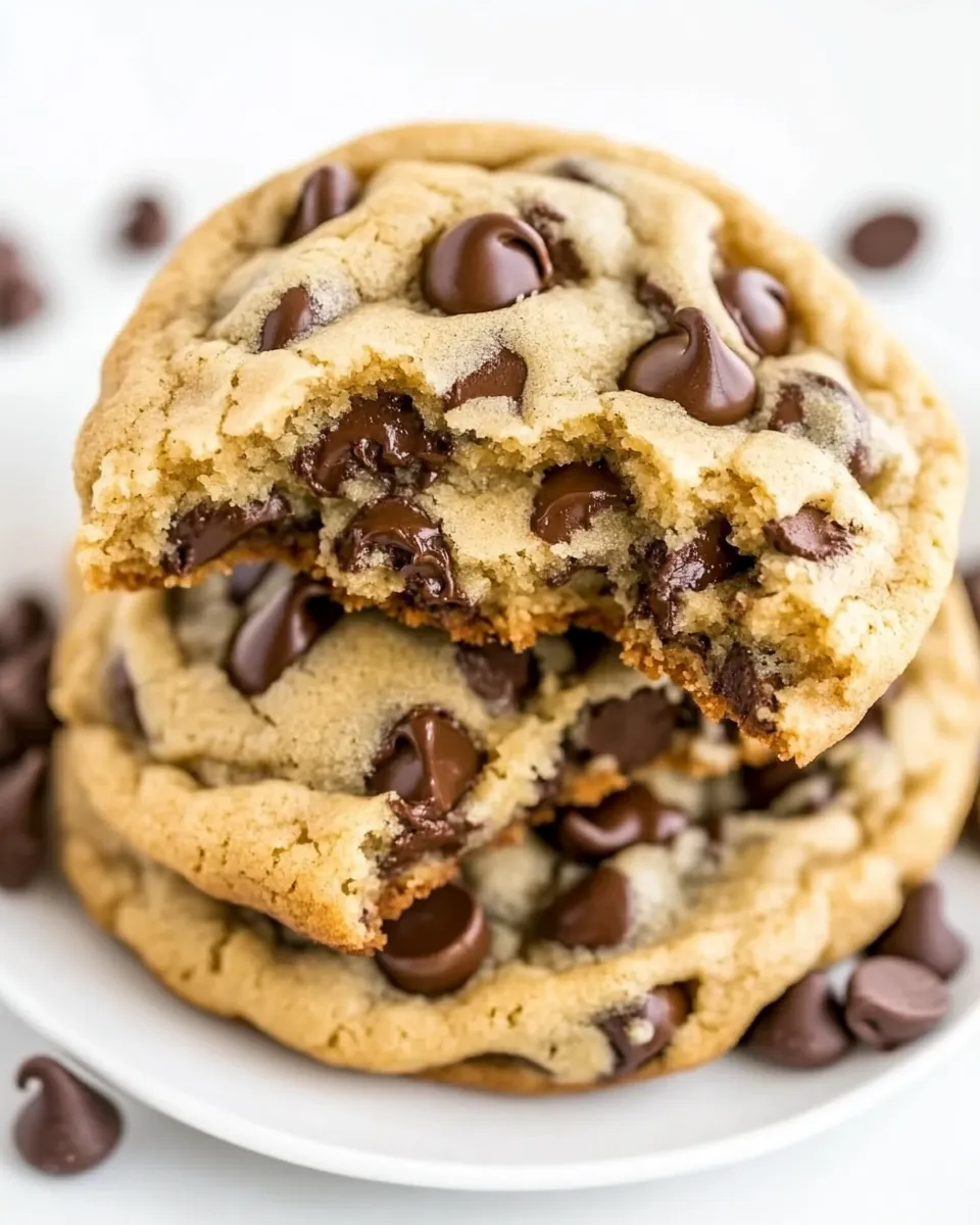 Homemade Hersheys Soft and Chewy Chocolate Chip Cookies photo