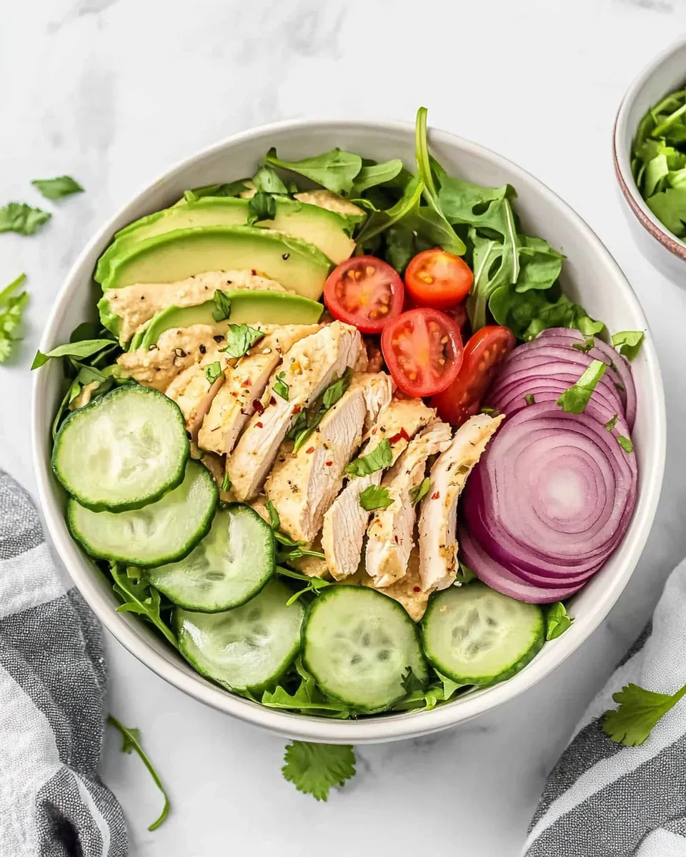 Easy High-Protein Hummus Chicken Salad photo