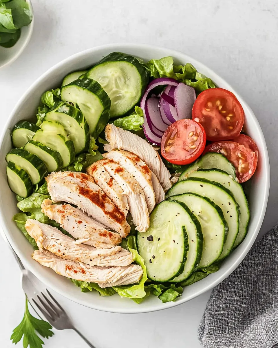 Healthy High-Protein Hummus Chicken Salad recipe photo