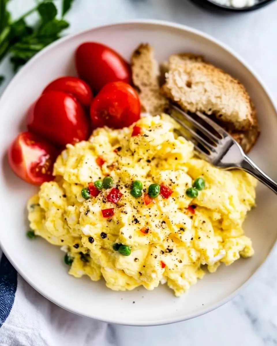 Easy High-Protein Scrambled Eggs with Cottage Cheese photo