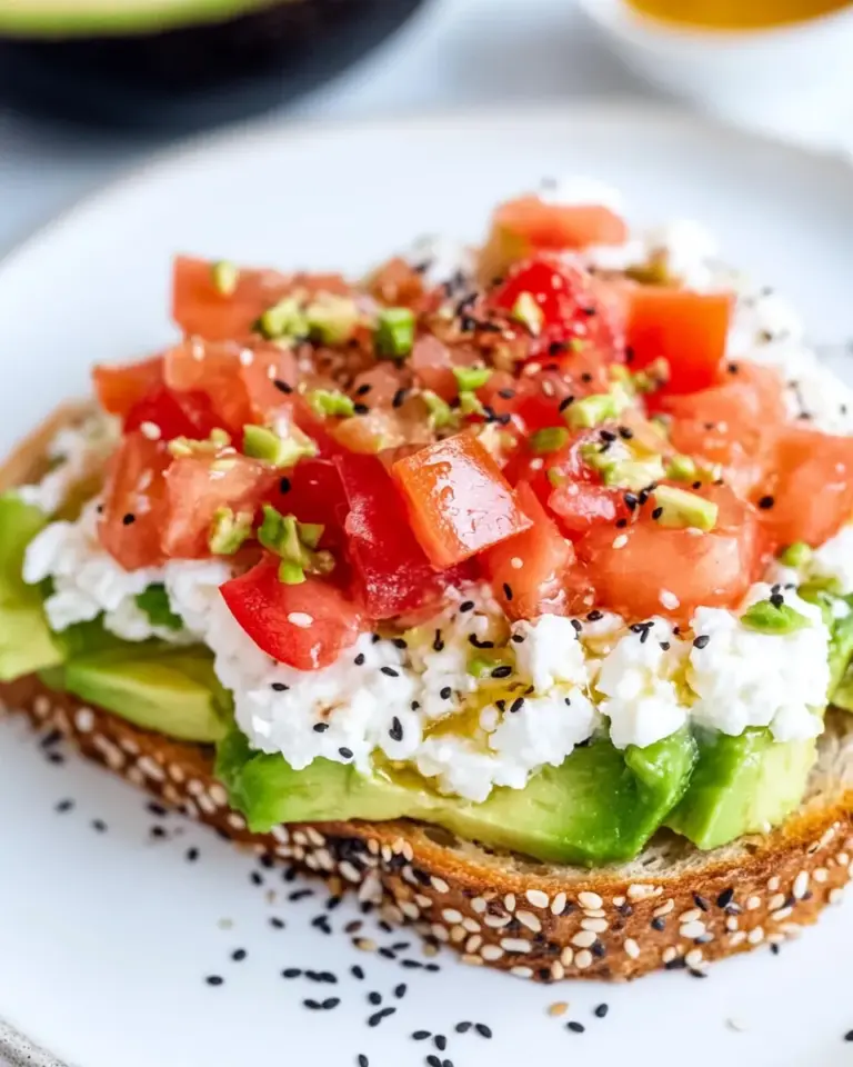 Easy High Protein Cottage Cheese Avocado Toast photo