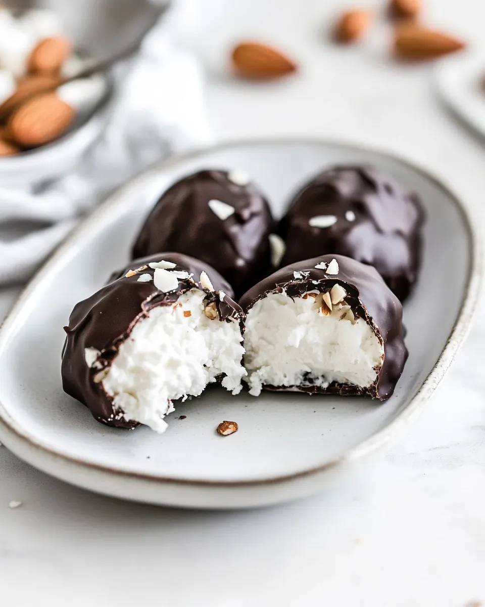 Homemade Almond Joys photo