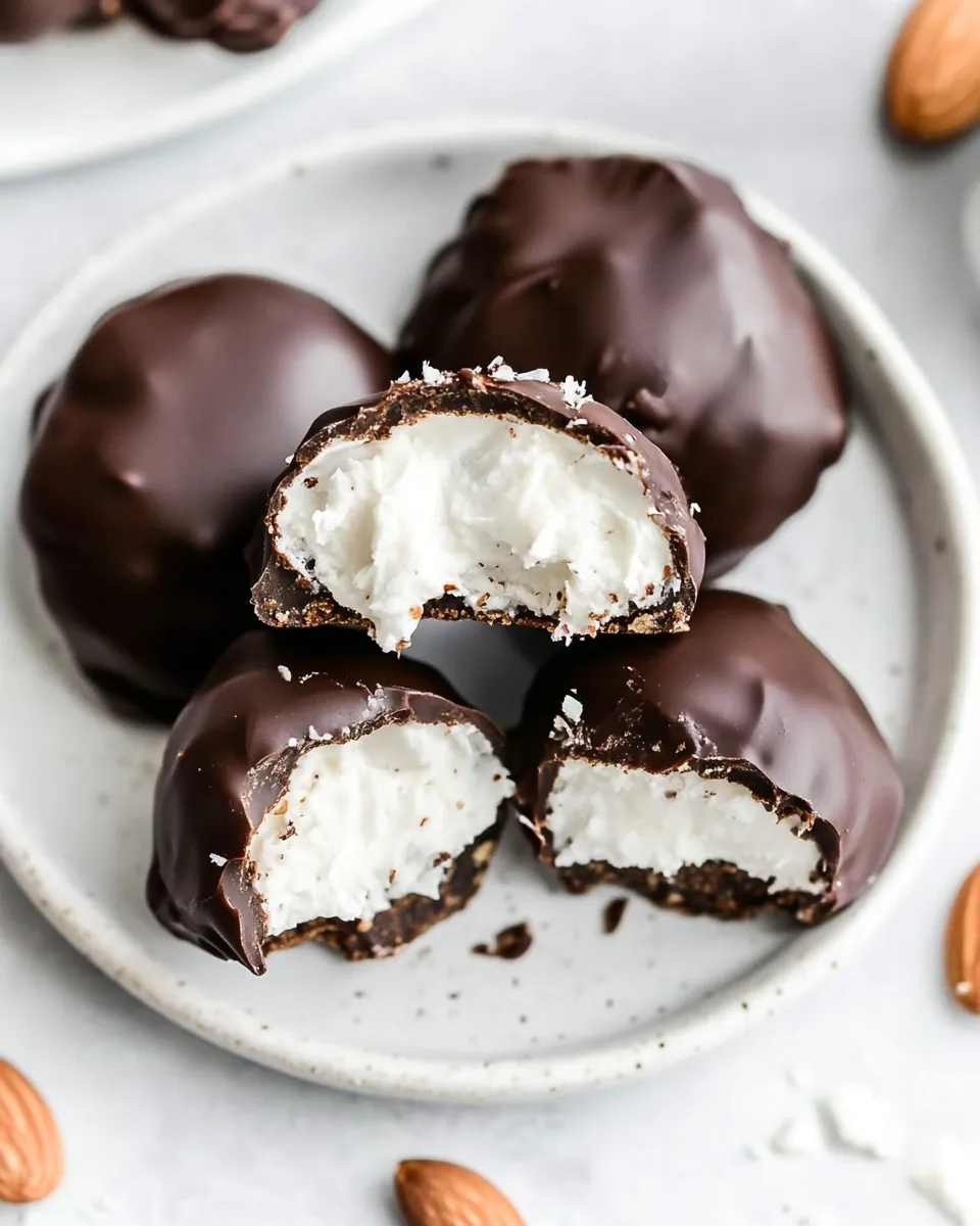 Amazing Homemade Almond Joys photo