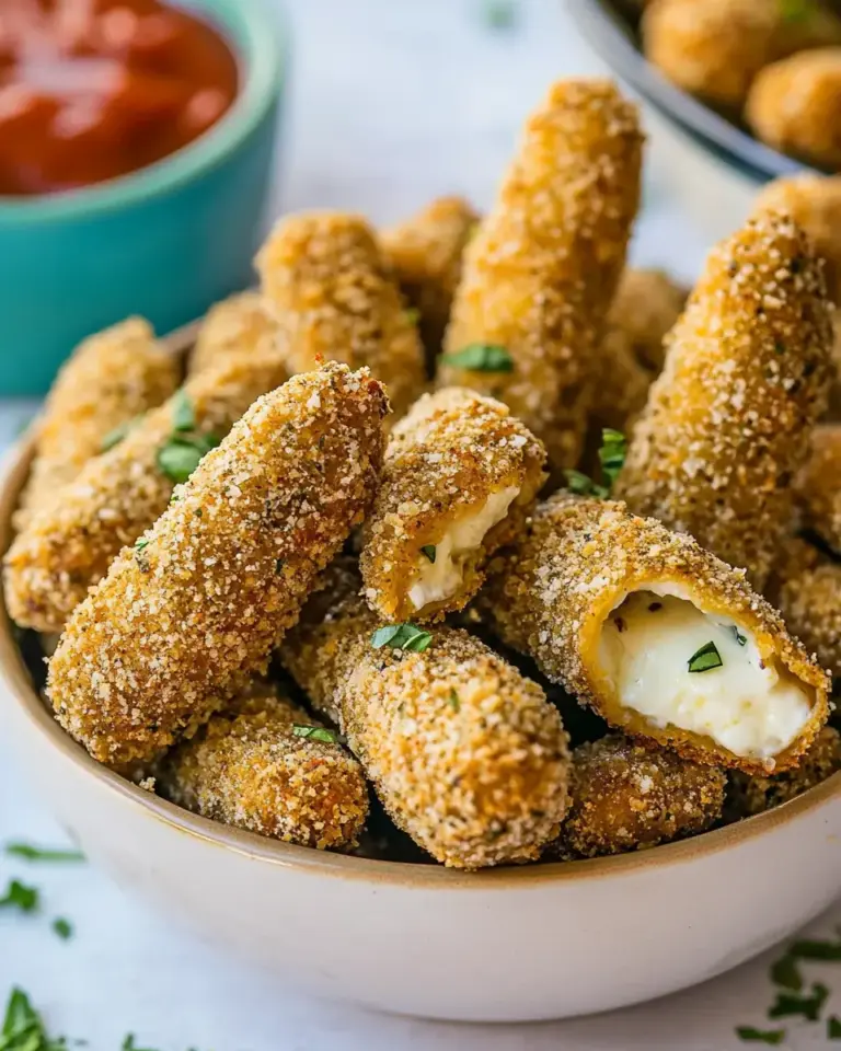 Homemade Baked Mozzarella Sticks Recipe photo