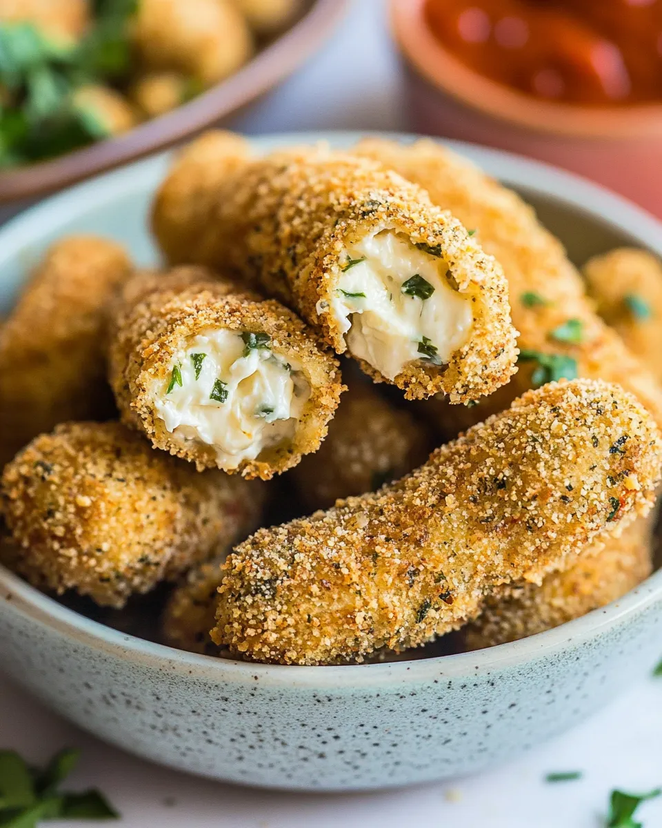 Quick Homemade Baked Mozzarella Sticks Recipe recipe image