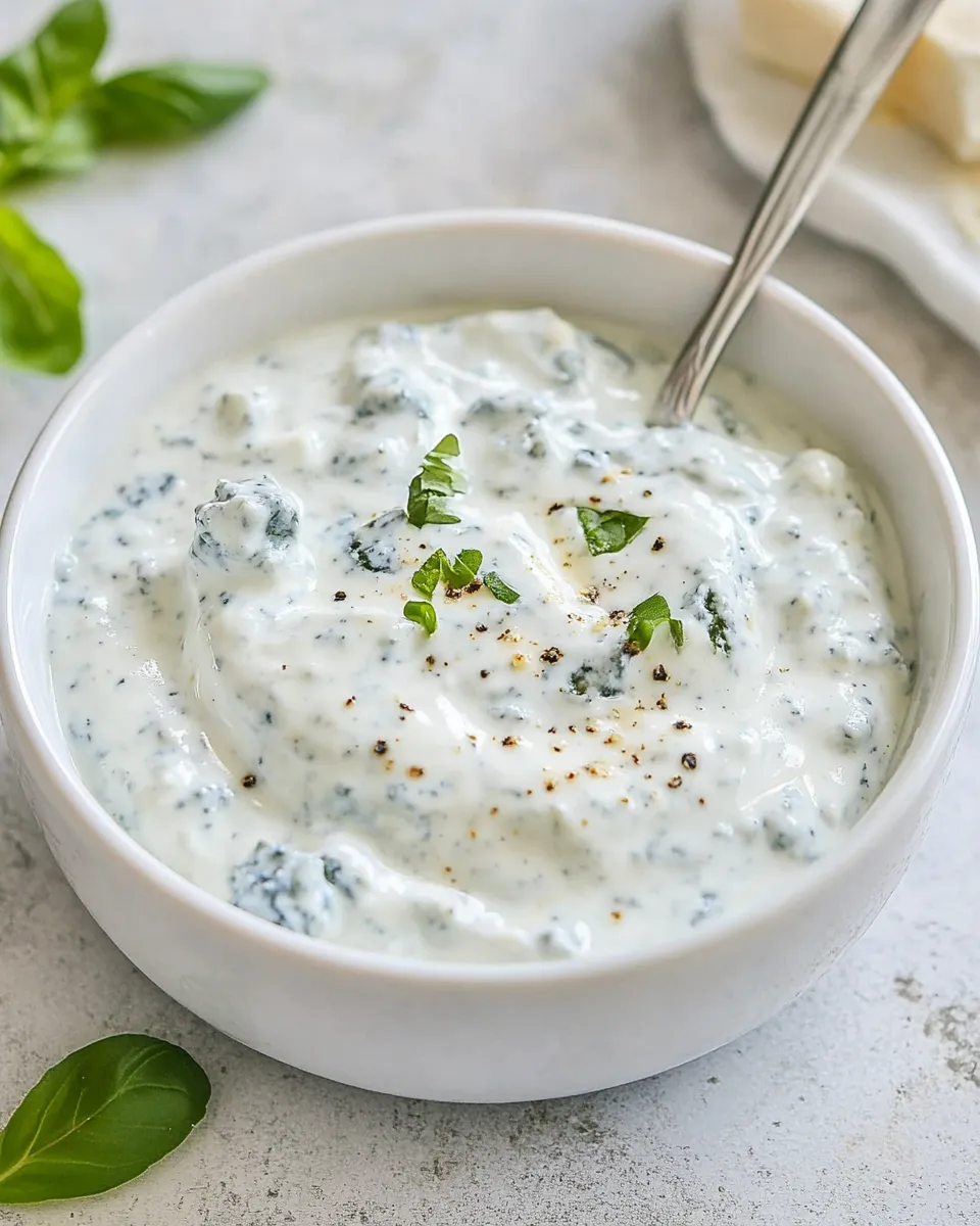 Easy Homemade Blue Cheese Dressing image