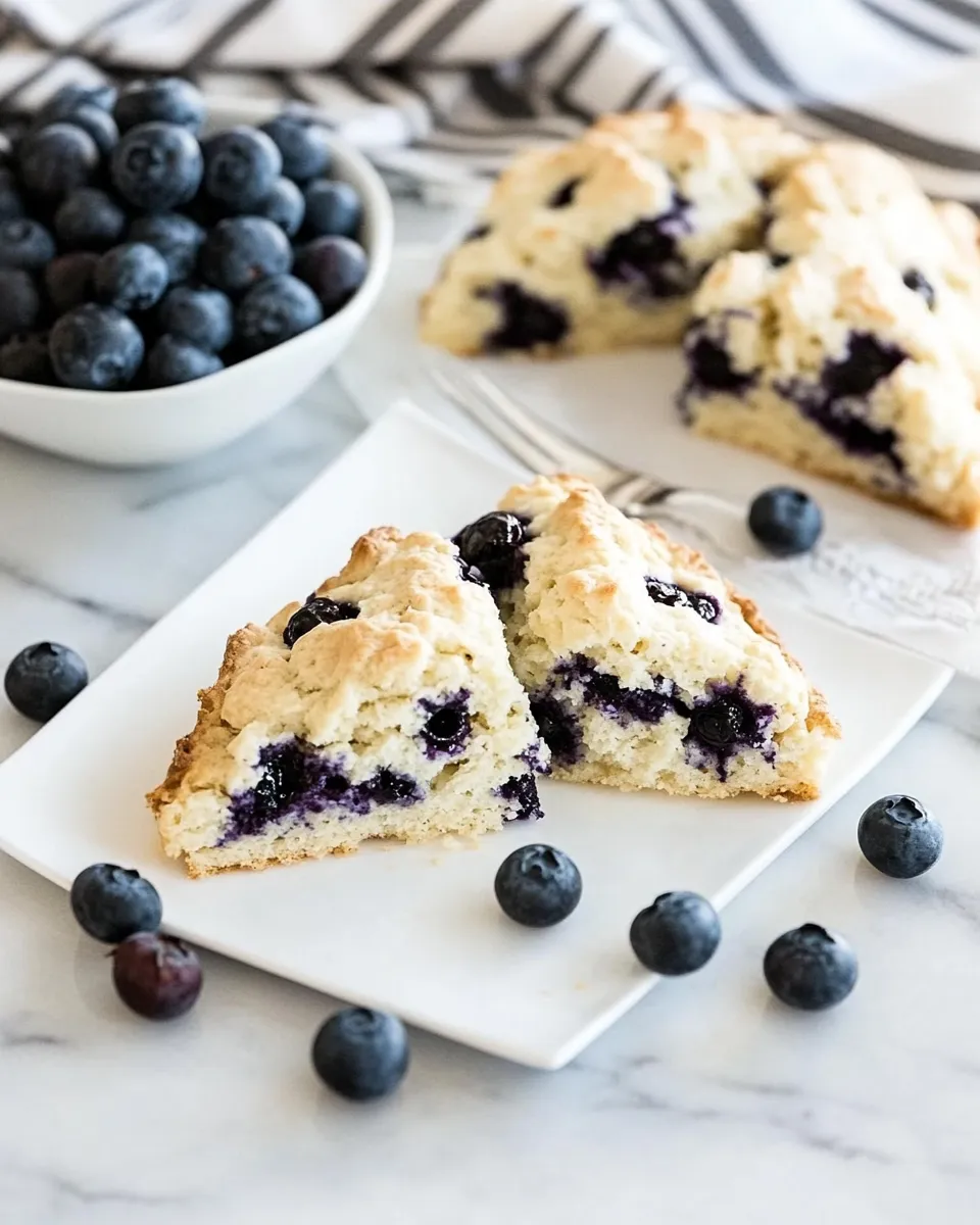 Easy Homemade Blueberry Scones Recipe photo