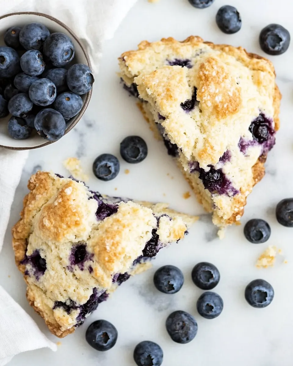 Delicious Homemade Blueberry Scones Recipe image