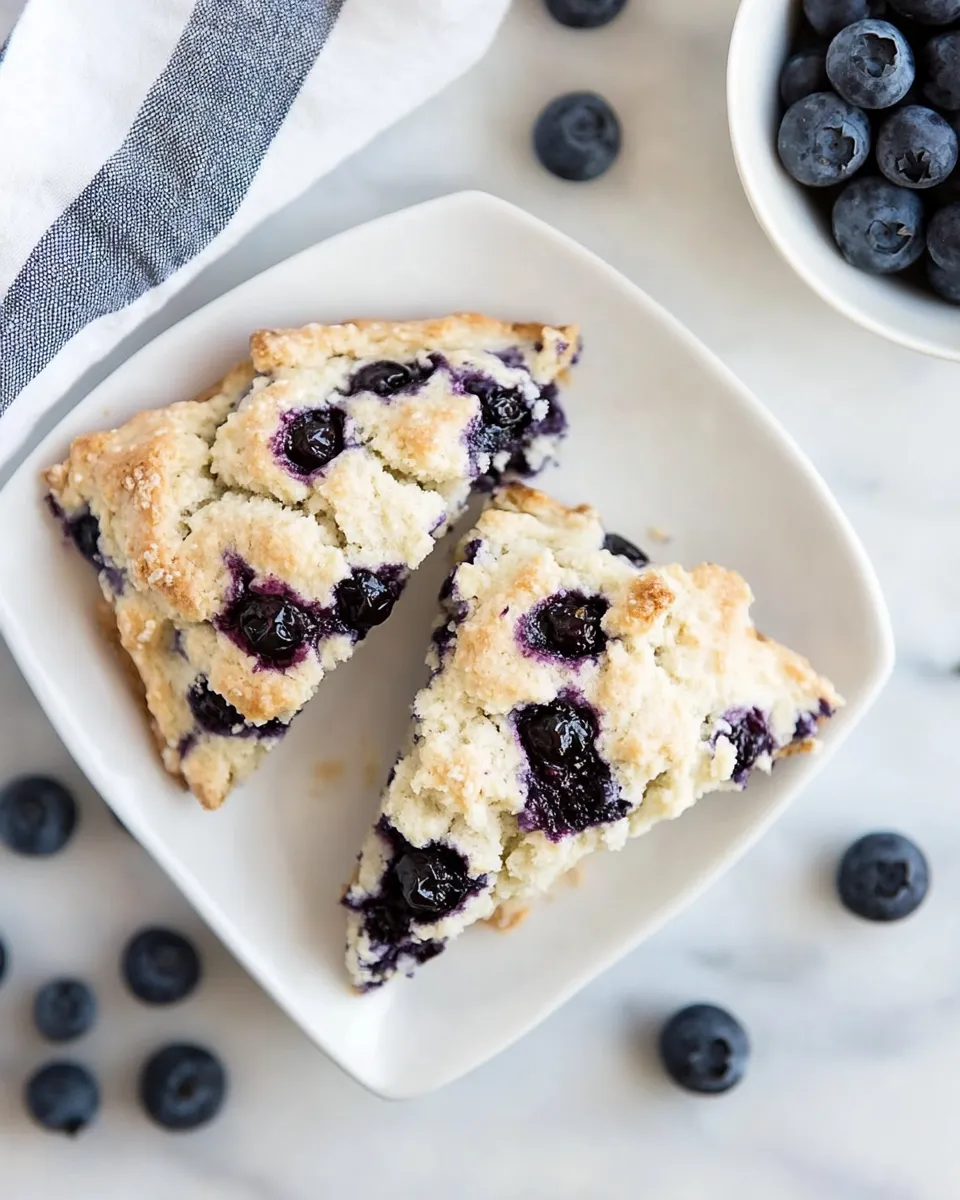 Classic Homemade Blueberry Scones Recipe picture