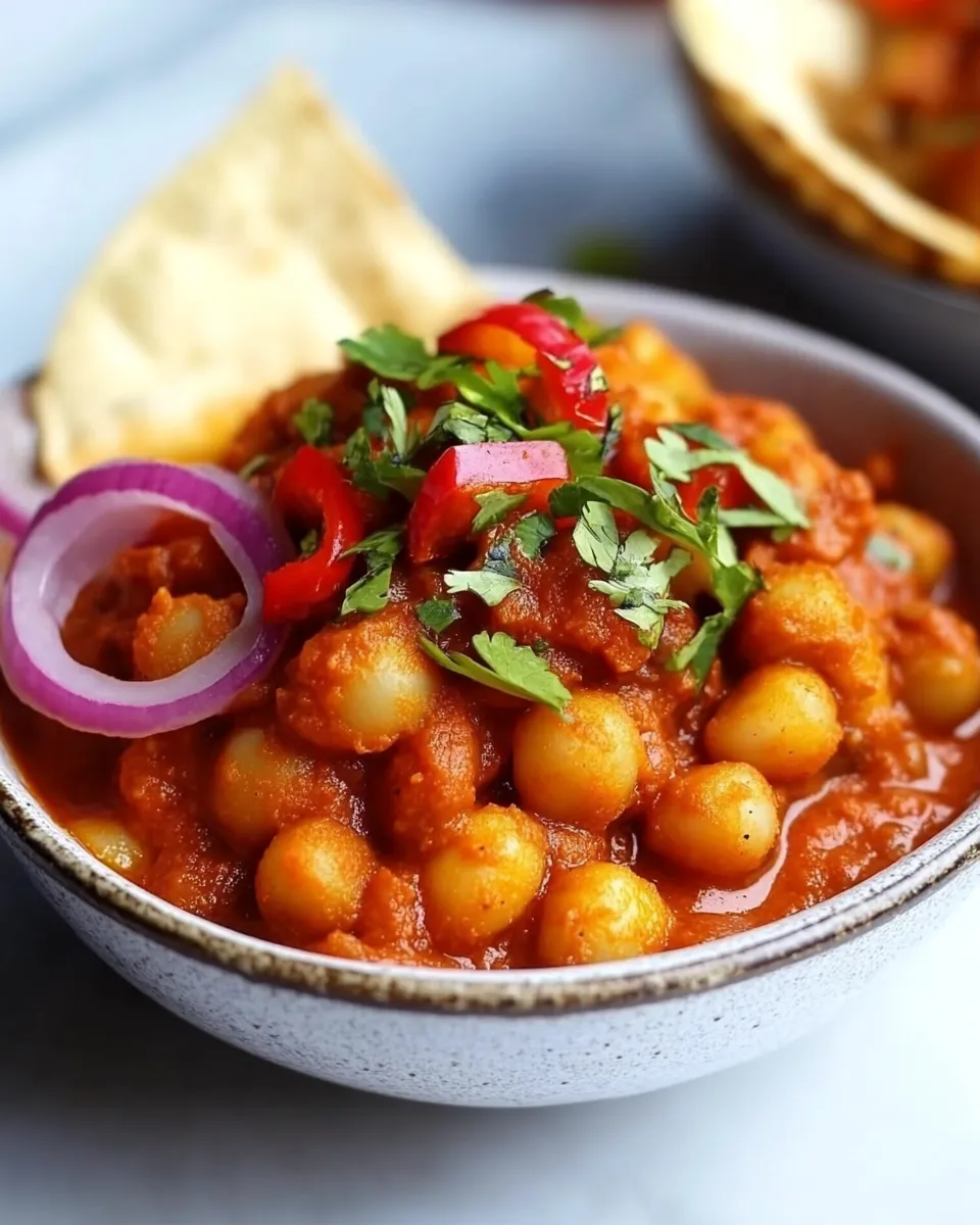 Homemade Chana Masala photo