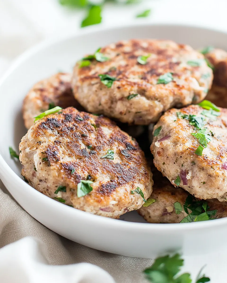 Homemade Chicken Sausage Patties photo