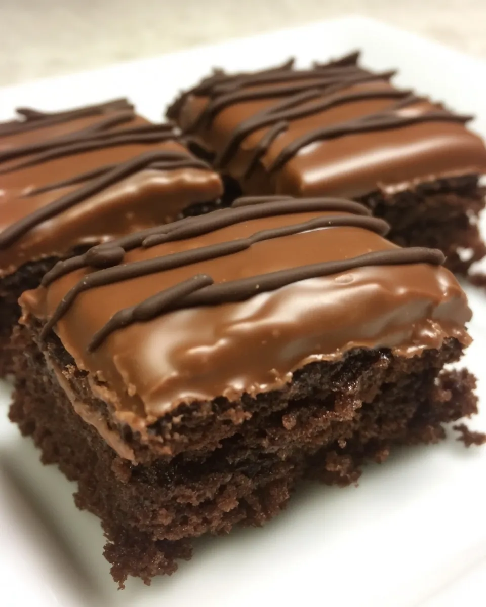Delicious Homemade Choco-Bliss Snack Cakes shot