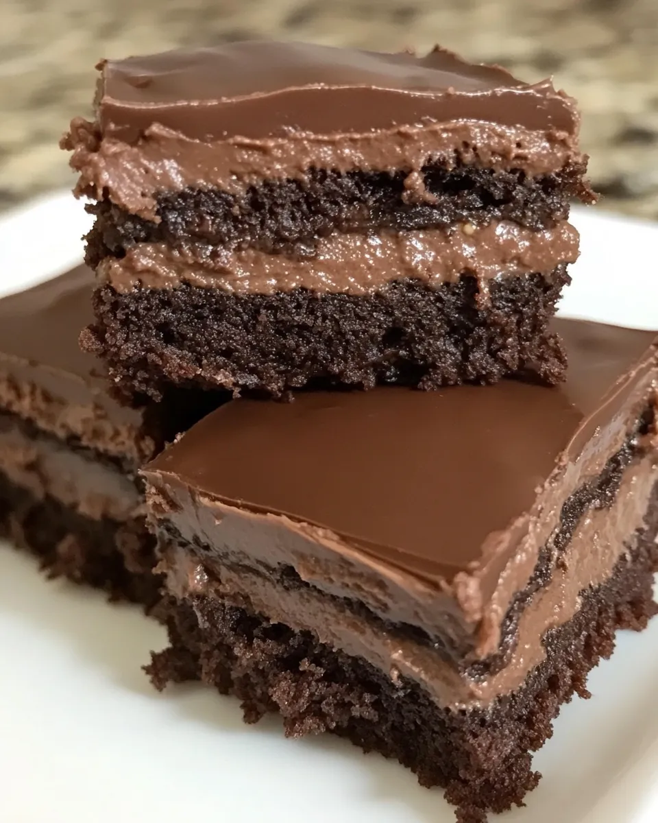 Quick Homemade Choco-Bliss Snack Cakes food shot