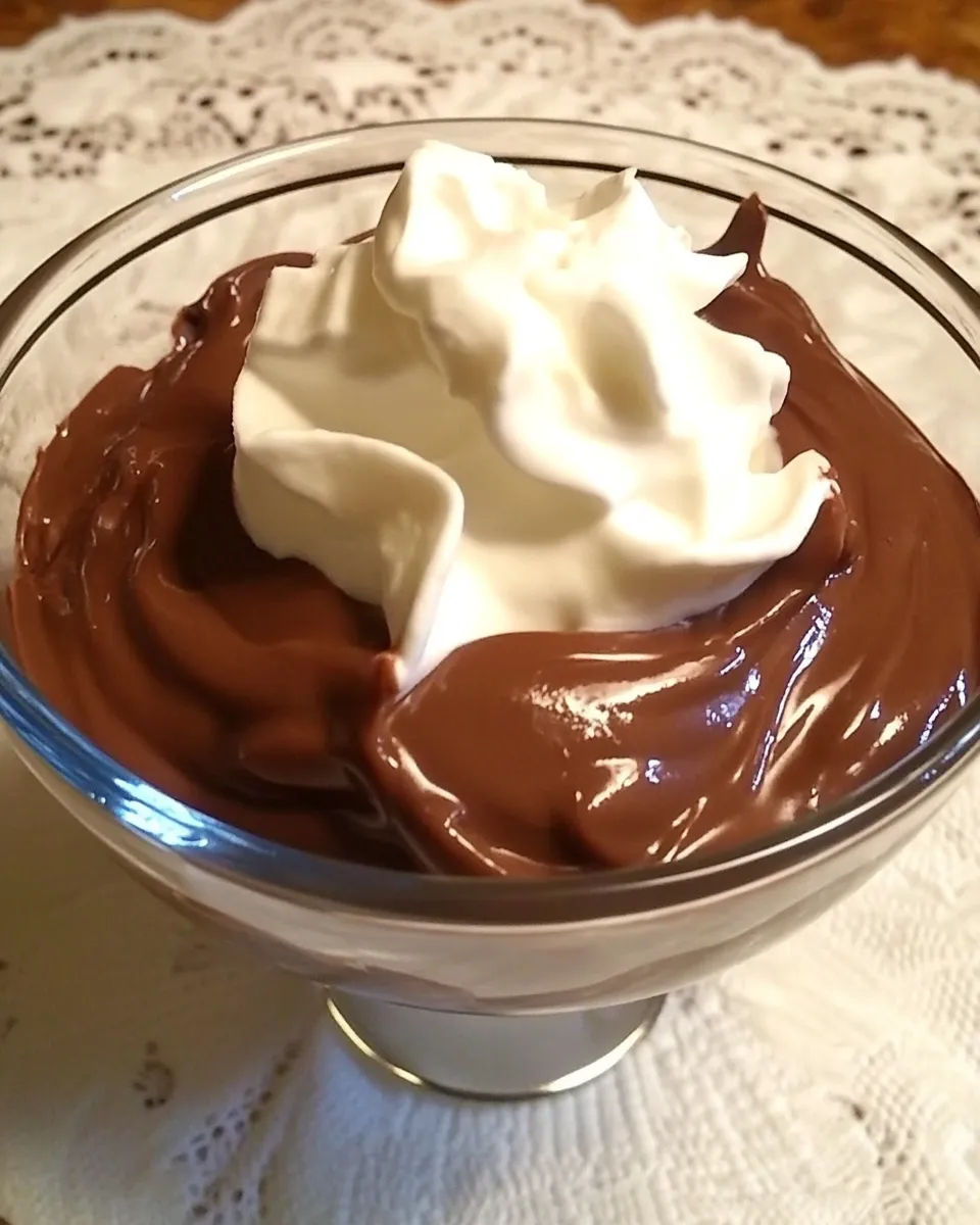 Easy Homemade Chocolate Pudding photo