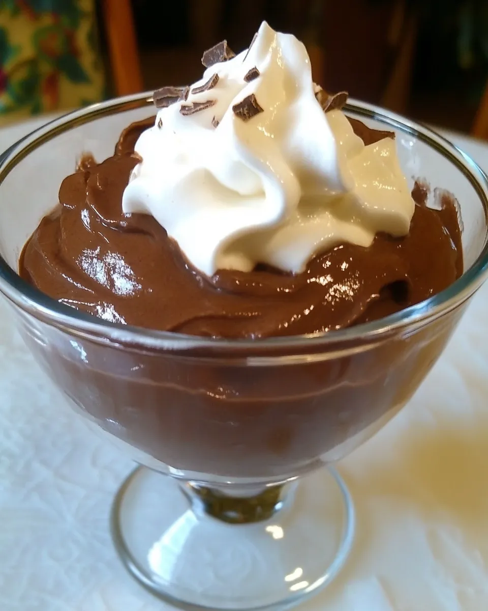 Delicious Homemade Chocolate Pudding recipe photo