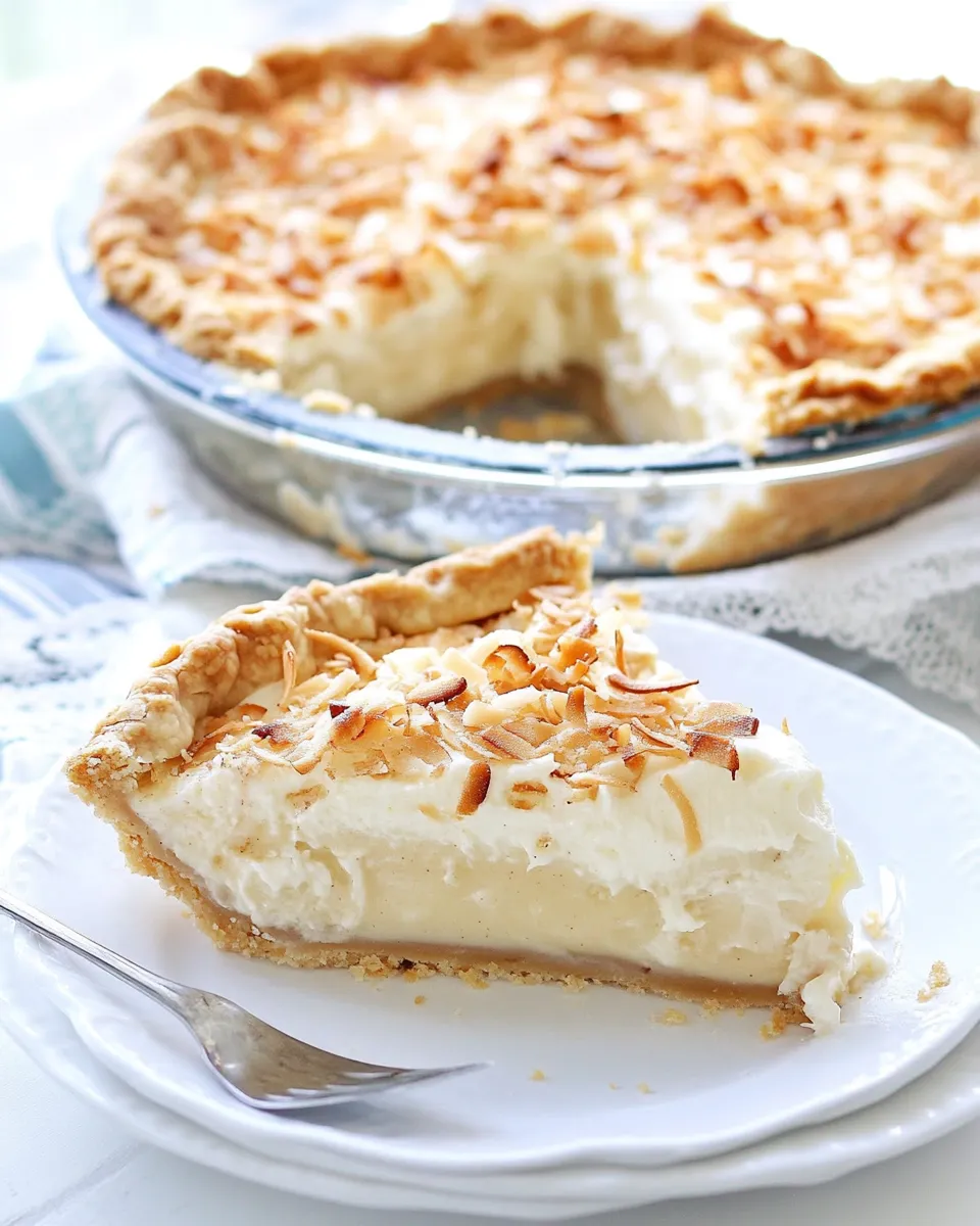 Homemade Homemade Coconut Cream Pie photo
