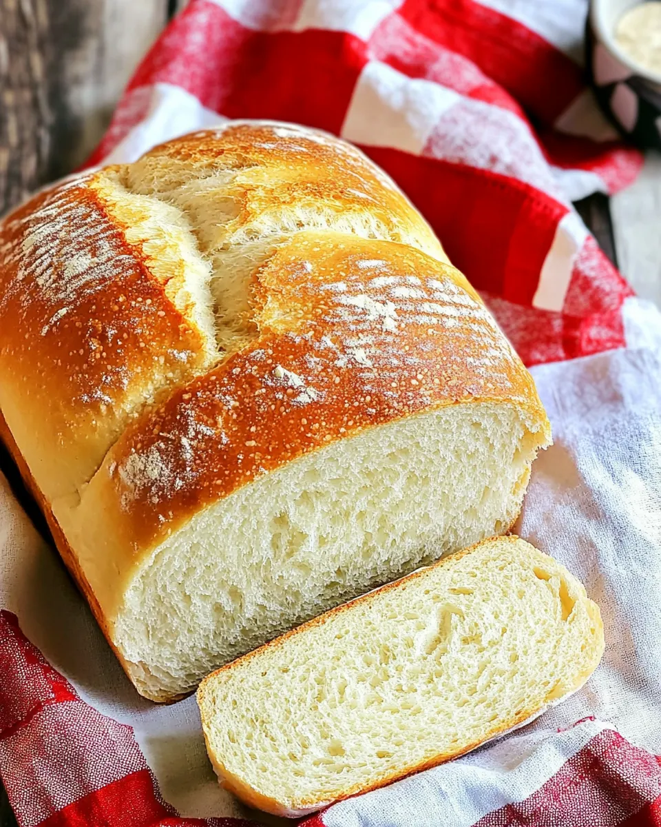 Easy Homemade Country White Bread recipe photo