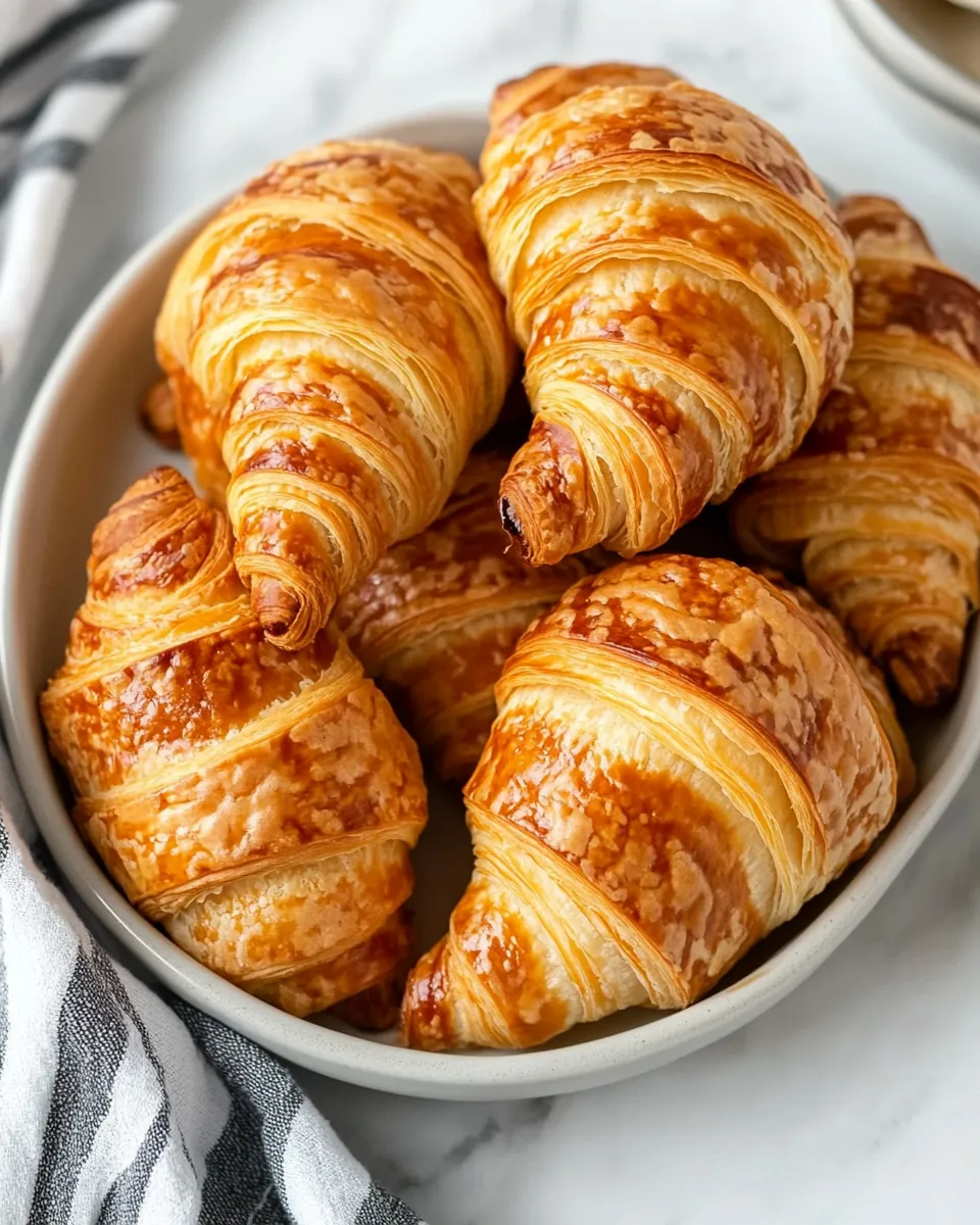 Classic Homemade Croissants recipe photo