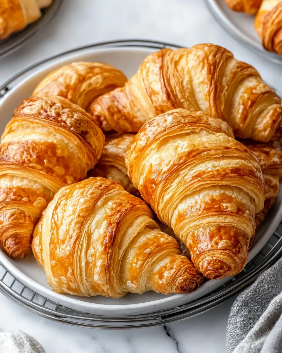 Best Homemade Croissants shot