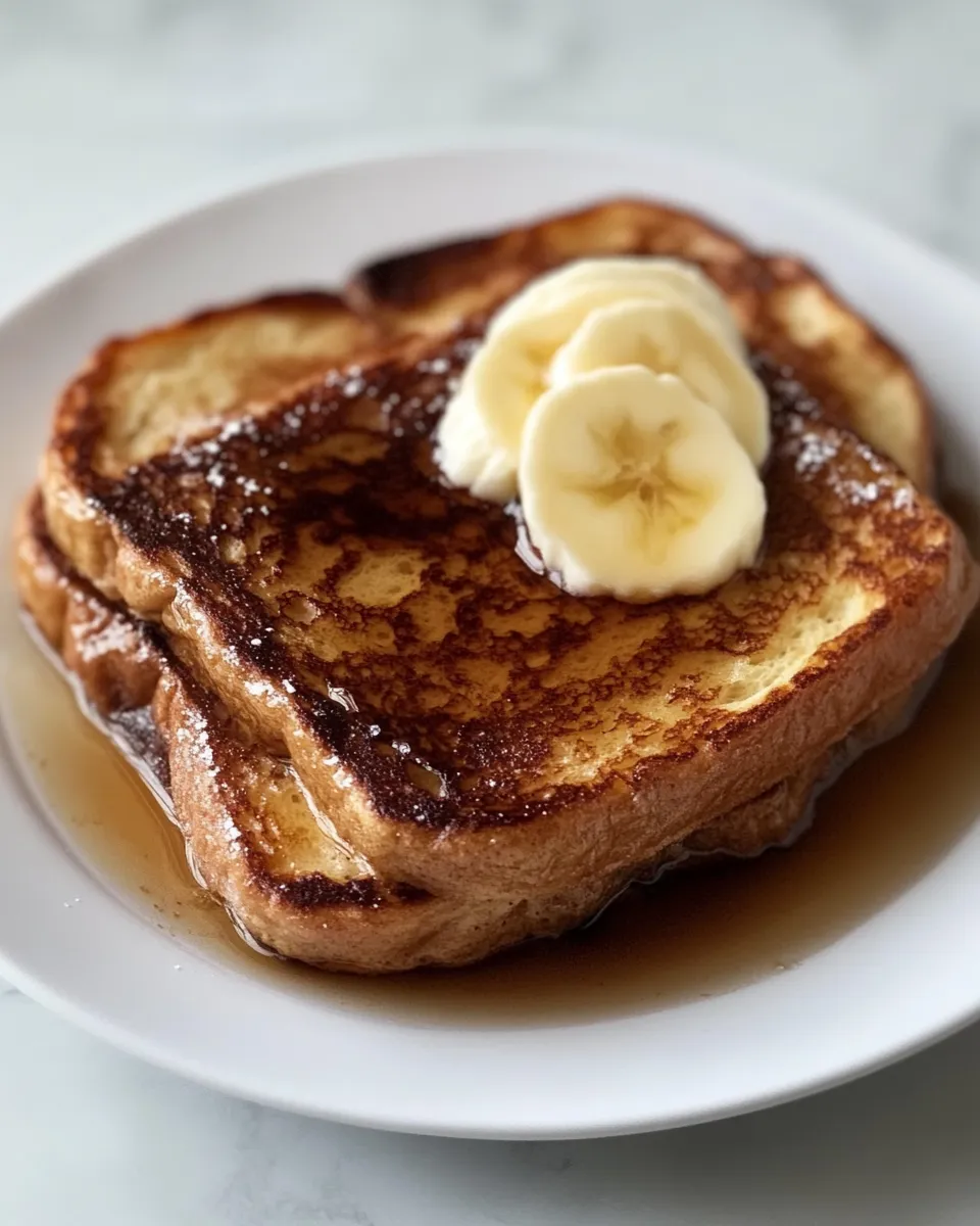Delicious Homemade French Toast shot