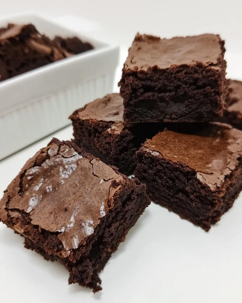 Delicious Homemade Fudgy Brownies image