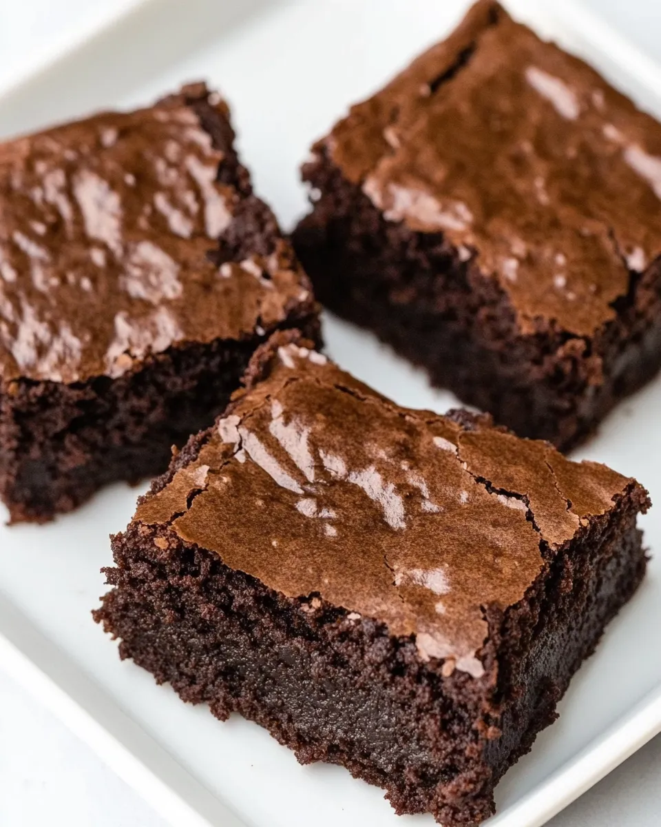 Best Homemade Fudgy Brownies shot